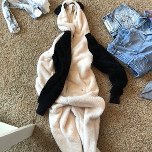 American eagle panda onesie